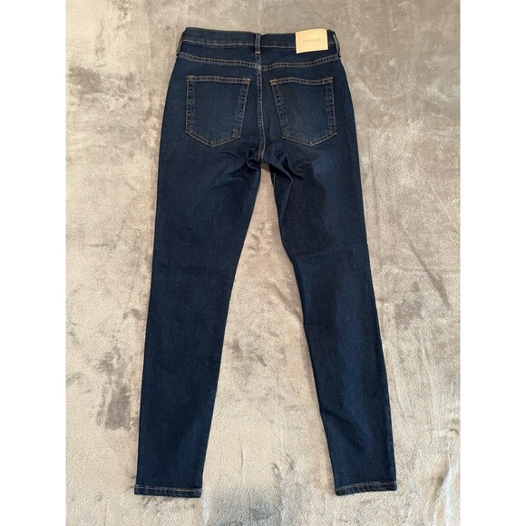Everlane Jeans Women 27 Regular Blue Skinny Mid-rise Ankle Preppy Casual - Picture 2 of 9